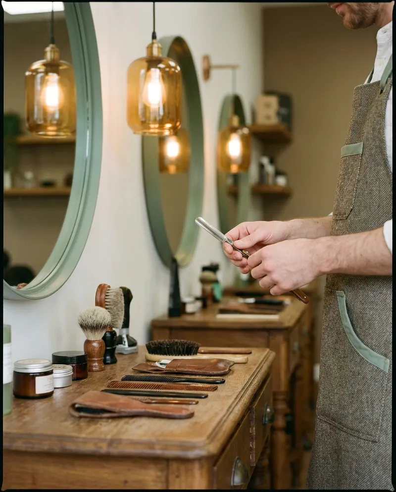 Stilvoller Friseursalon mit Online-Buchung rund um die Uhr